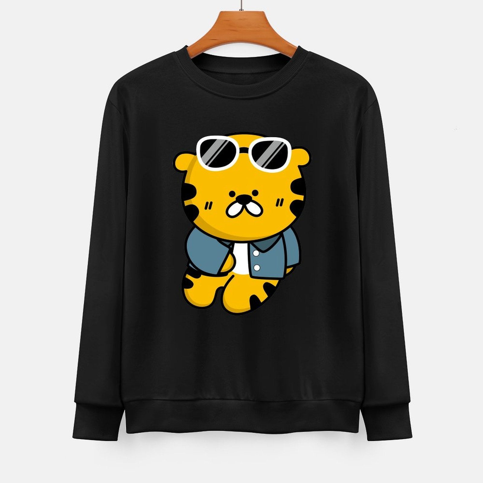 Front Patterned Long Sleeve TopEverydayWear Strong